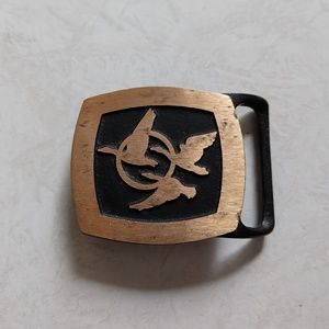 Vintage 1970s Bird in Flight Belt Buckle